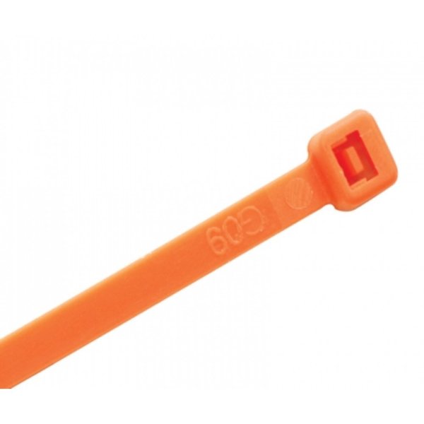 Kable Kontrol Kable Kontrol® Zip Ties - 14" Long - 500 Pc Pk - Orange color - Nylon - 50 Lbs Tensile Strength CT254CL-ORANGE